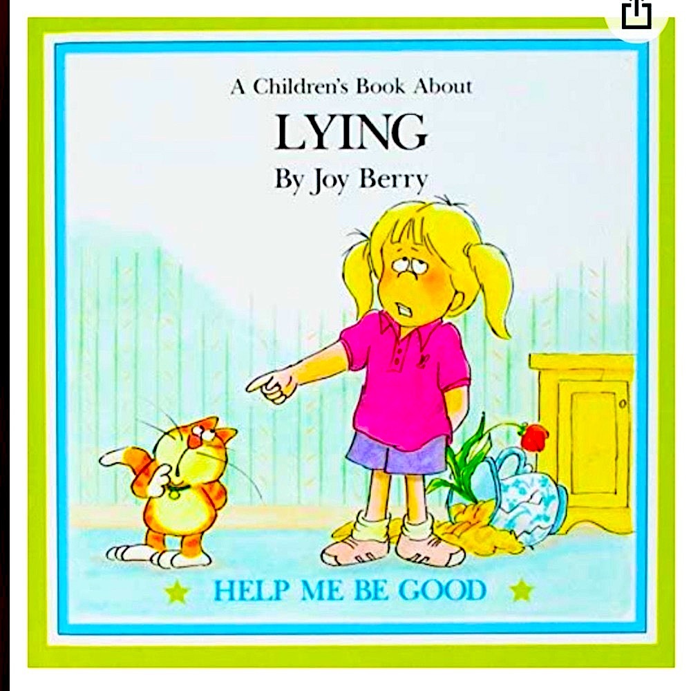 🌻4/$20 A Children’s Book About Lying by Joy Berry